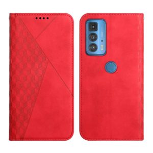 For Motorola Edge 20 Pro Skin Feel Magnetic Leather Phone Case(Red) (OEM)