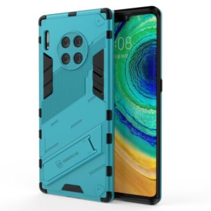 For Huawei Mate 30 Punk Armor 2 in 1 PC + TPU Shockproof Case with Invisible Holder(Blue) (OEM)