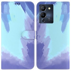 For Infinix Note 12 G96/X670 Watercolor Pattern Horizontal Flip Leather Phone Case(Winter Snow) (OEM)