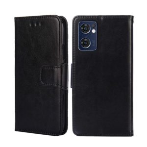 For TCL 30V 5G T781S Crystal Texture Leather Phone Case(Black) (OEM)