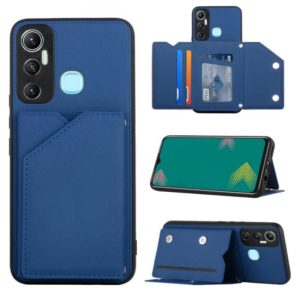 For Infinix Hot 11 Skin Feel PU + TPU + PC Phone Case(Blue) (OEM)