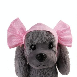 Creative Cat Dog Candy Color Funny Tidy Props Headband Hooded Hat(Pink Dot) (OEM)