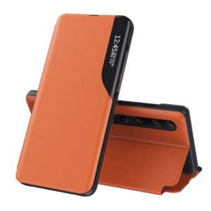 For Xiaomi Mi 10 / Mi 10 Pro Attraction Flip Holder Leather Phone Case(Orange) (OEM)