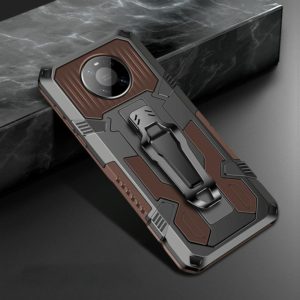For Huawei Mate 40 Pro Machine Armor Warrior Shockproof PC + TPU Protective Case(Coffee) (OEM)