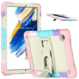 For Samsung Galaxy Tab A8 10.5 2021 Shockproof Beige Silicone + PC Tablet Protective Case(Camouflage Pink) (OEM)