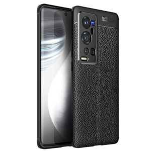 For vivo X60 Pro+ 5G Litchi Texture TPU Shockproof Case(Black) (OEM)