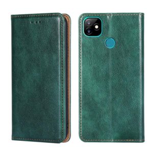 For Itel Vision 1 Gloss Oil Solid Color Magnetic Leather Phone Case(Green) (OEM)