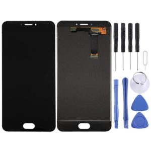 TFT LCD Screen for Meizu MX6 with Digitizer Full Assembly(Black) (OEM)