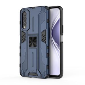 For Honor X20 SE Supersonic PC + TPU Shock-proof Protective Case with Holder(Dark Blue) (OEM)
