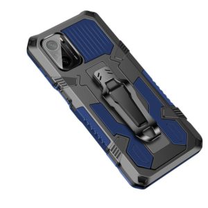 For Xiaomi Redmi K40 Pro+ Armor Warrior Shockproof PC + TPU Protective Case(Blue) (OEM)