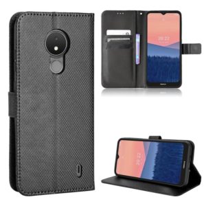 For Nokia C21 Diamond Texture Leather Phone Case(Black) (OEM)