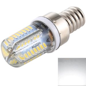 E12 SMD 3014 64 LEDs Dimmable LED Corn Light, AC 220V (White Light) (OEM)
