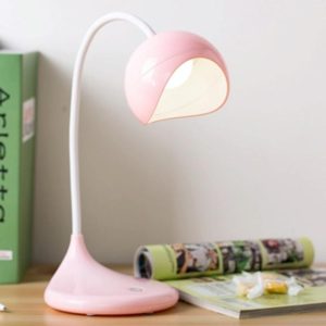 8012 USB Desk Lamp Student LED Study Lamp Bedroom Bedside Lamp(Pink) (OEM)