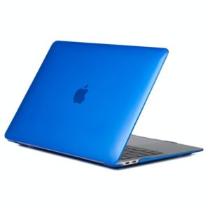 For MacBook Air 13.3 inch A1932 2018 & A2179 2020 & A2337 Laptop Crystal Style Protective Case(Dark Blue) (OEM)