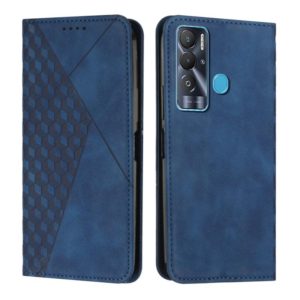 For Tecno Pova Neo Diamond Splicing Skin Feel Magnetic Leather Phone Case(Blue) (OEM)