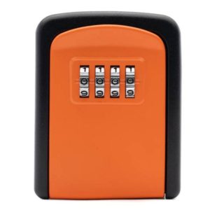 G9 4-digit Password Aluminum Alloy Key Storage Box(Orange) (OEM)