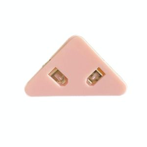 14 PCS Student Test Paper Storage Triangle Book Edge Clip(Solid Pink) (OEM)