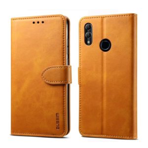 For Huawei P30 Lite GUSSIM Business Style Horizontal Flip Leather Case with Holder & Card Slots & Wallet(Khaki) (GUSSIM) (OEM)