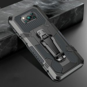For Xiaomi Poco X3 / Poco X3 FNC / X3 Pro Armor Warrior Shockproof PC + TPU Protective Case(Grey) (OEM)