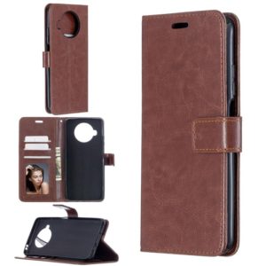 For Xiaomi Mi 10T Lite Crazy Horse Texture Horizontal Flip Leather Case with Holder & Card Slots & Wallet & Photo Frame(Brown) (OEM)