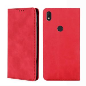 For Alcatel Axel / Lumos Skin Feel Magnetic Horizontal Flip Leather Phone Case(Red) (OEM)