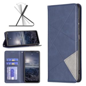 For Nokia G21 / G11 Prismatic Invisible Magnetic Leather Phone Case(Blue) (OEM)