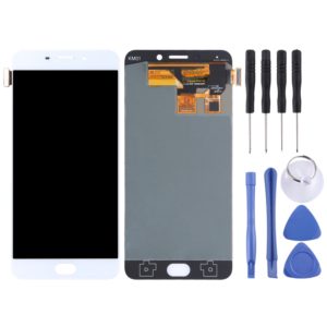 Original LCD Screen for OPPO R9 with Digitizer Full Assembly (White) (OEM)