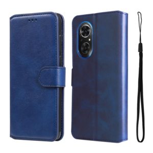 For Honor 50 SE / Huawei Nova 9 SE JUNSUNMAY Calf Texture Leather Phone Case(Blue) (JUNSUNMAY) (OEM)