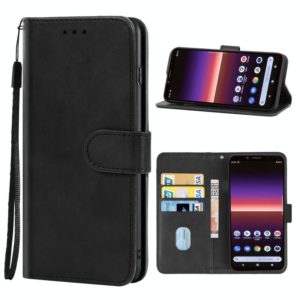 Leather Phone Case For Sony Ericsson Xperia 10 II(Black) (OEM)