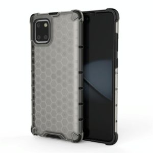 For Galaxy Note 10 Lite Shockproof Honeycomb PC + TPU Protective Case(Black) (OEM)