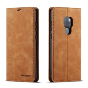 For Huawei Mate 20 Forwenw Dream Series Oil Edge Strong Magnetism Horizontal Flip Leather Case with Holder & Card Slots & Wallet & Photo Frame(Brown) (Forwenw) (OEM)