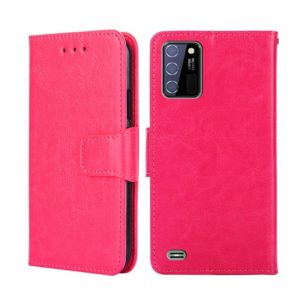 For Oukitel C25 Crystal Texture Leather Phone Case(Rose Red) (OEM)
