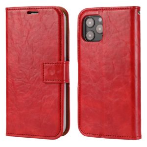 For iPhone 11 Pro Crazy Horse Texture Detachable Magnetic Back Cover Horizontal Flip Leather Case with Holder & Card Slots & Photo Frame & Wallet (Red) (OEM)