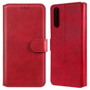 For Sony Xperia 10 II Classic Calf Texture PU + TPU Horizontal Flip Leather Case, with Holder & Card Slots & Wallet(Red) (OEM)
