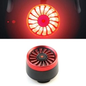 Bicycle Smart Sensor Brake Light USB Tail Light Warning Light(Red) (OEM)
