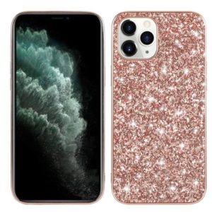 For iPhone 12 mini Glitter Powder Shockproof TPU Protective Case(Rose Gold) (OEM)