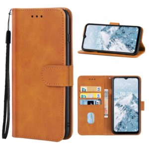 Leather Phone Case For Tecno Pop 5 LTE(Brown) (OEM)