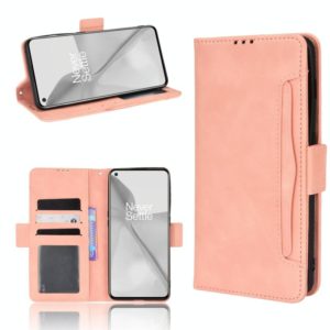 For OnePlus 10 Pro 5G Skin Feel Calf Pattern Leather Phone Case(Pink) (OEM)