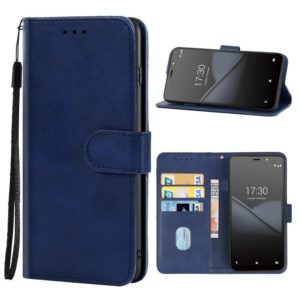 Leather Phone Case For Tecno POP 3(Blue) (OEM)