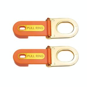 Multifunctional Pull Ring Toilet Lid Lifter(Orange) (OEM)