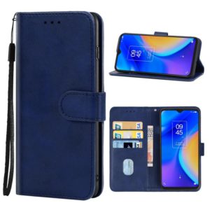 Leather Phone Case For TCL 20 SE(Blue) (OEM)