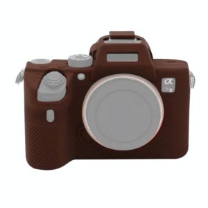 For Sony A7III / A7S3 / A7RIII / A7SIII Soft Silicone Protective Case(Coffee) (OEM)