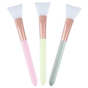 3 PCS Stirring Brush Soft Silicone Makeup Brush Women Skin Face Care Tool, Random Color Delivery (OEM)