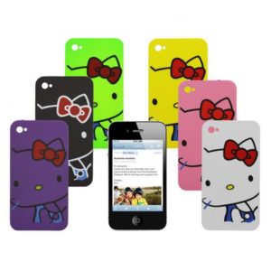 Hello Kitty Style Plastic Case for iPhone 4(Pink) (OEM)