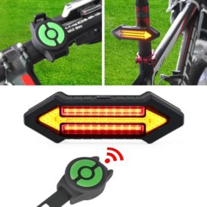 Bicycle Tail Light Intelligent Wireless Remote Control Turn Signal Warning Light (OEM)