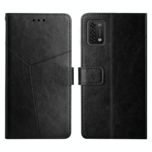 For UMIDIGI Power 5 Y Stitching Horizontal Flip Leather Phone Case(Black) (OEM)