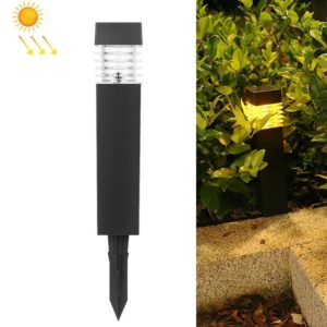 Solar Waterproof Outdoor Landscape Square Column Lawn Light(Yellow Light) (OEM)