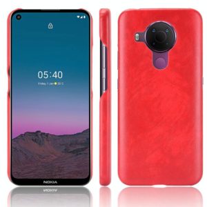 For Nokia 5.4 Shockproof Litchi Texture PC + PU Case(Red) (OEM)