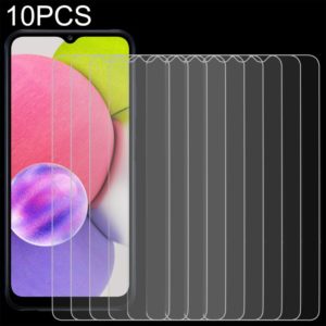 For Samsung Galaxy A03s / A03 Core 10 PCS 0.26mm 9H 2.5D Tempered Glass Film (OEM)