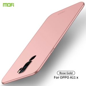 For OPPO A11x MOFI Frosted PC Ultra-thin Hard Case(Rose gold) (MOFI) (OEM)